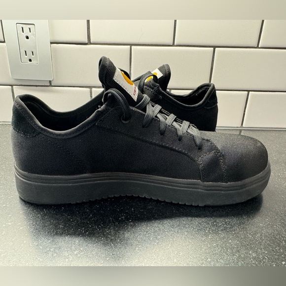 Carhartt Detroit Low Nano Toe work Shoe Sneaker Men’s Sz 8 Black Canvas new - Picture 10 of 13